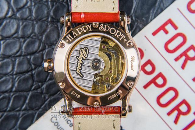 Chopard手錶 蕭邦Happy Sport腕表 五珠天然貝殼面 蕭邦自動機械女表 蕭邦高端女士腕表  hds1608